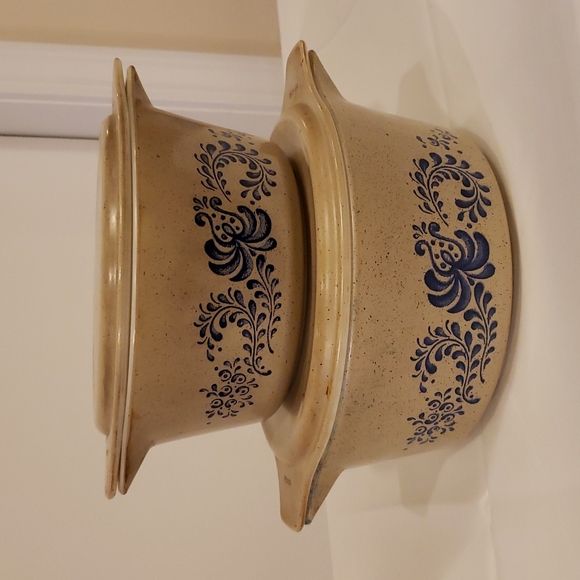 Vintage Pyrex casserole set Homestead pattern - Picture 1 of 7